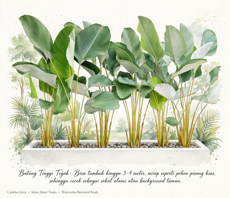 Pisang calathea