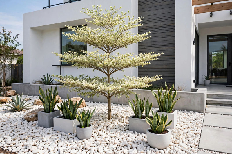 Taman minimalis depan rumah