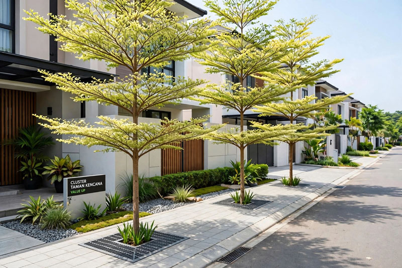 Taman minimalis depan rumah