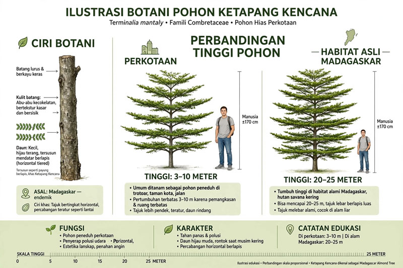pohon ketapang kencana