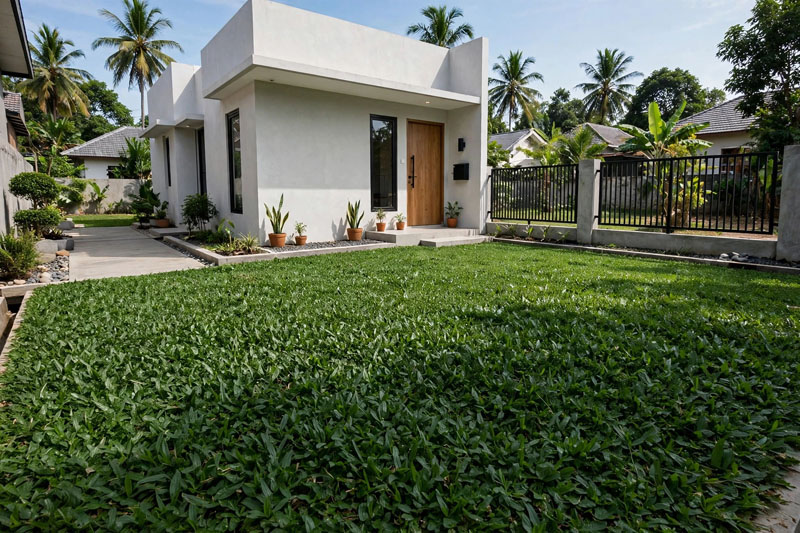 Rumput gajah di taman