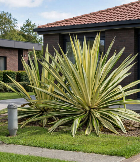 3 desain Rumah Minimalis bikin mewah dengan Agave gigantea