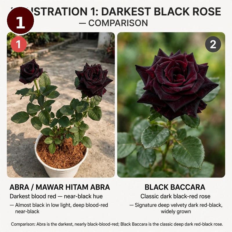 Bunga mawar hitam